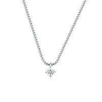 Necklace Brand Woman Icon in Steel Cristallo 14NK035
